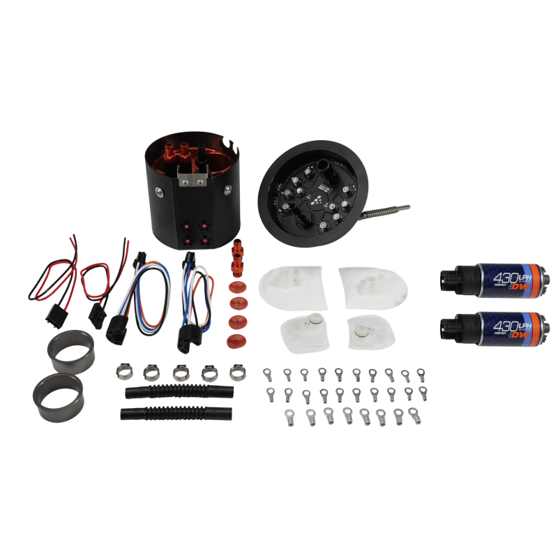DeatschWerks 06-13 BMW E9X/E8X X2 Dual Pump Module w/ Dual DW430 Fuel Pumps - 9-437-7071