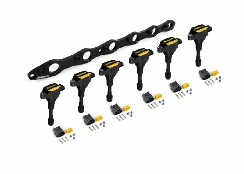 Haltech Nissan RB20/25/26 R35 Coil Bracket - includes Bracket Coils & Connectors - HT-120202