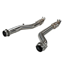 Load image into Gallery viewer, Kooks 2012+ Jeep Grand Cherokee SRT8 6.4L 3in Stainless GREEN Catted Connection Pipes - 34103301