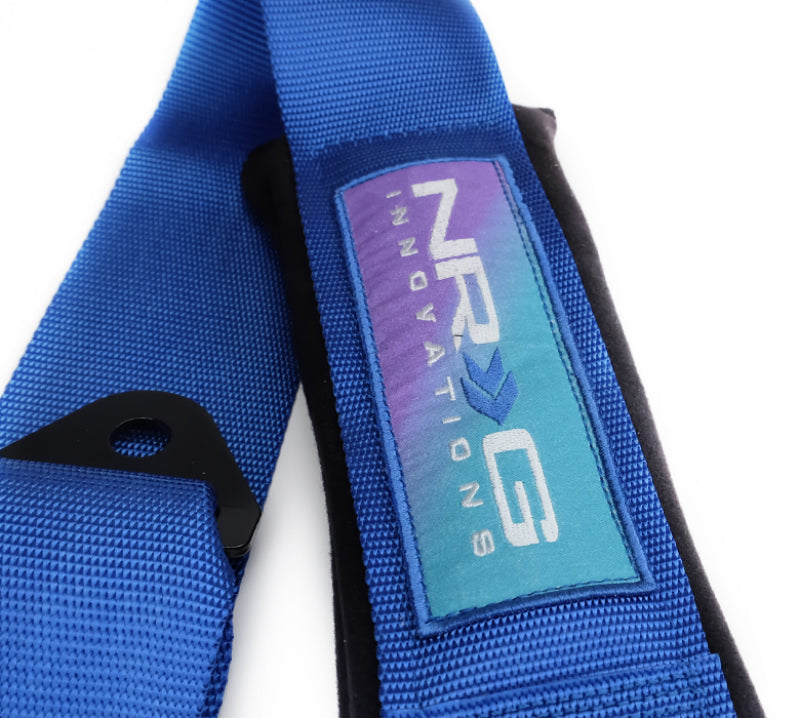 NRG 5PT 3in. Seat Belt Harness / Cam Lock - Blue - SBH-B6PCBL