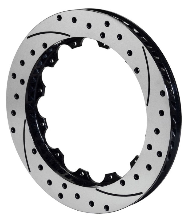 Wilwood Rotor-SV-SRP72 Iron-LH-Drill-BLK 14.00 x 1.25 - 12 on 8.25in - 160-12342-BK