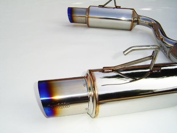 Invidia 00+ S2000 70mm Dual Titanium Tip Cat-back Exhaust - HS00HS1GTT