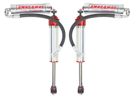 aFe 97-17 Nissan Patrol Sway-A-Way 2.5in Front Shock Kit w/ Remote Reservoir for OE Ride Height - 201-5600-05