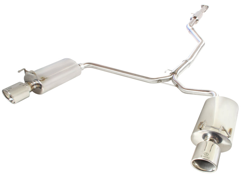 aFe Takeda Exhaust 304SS Dual Cat-Back w/ Polished Tips 13-17 Honda Accord LX/EX/EX-L Sedan L4 2.4L - 49-36605