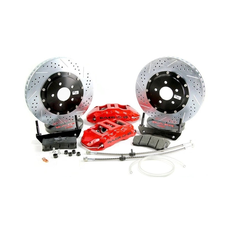 Baer Brakes 60-74 Chevrolet C10 Pickup 14in Extreme+ Front SDZ Brake Kit - Fire Red - 4301571FR