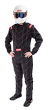RaceQuip Black Chevron-1 Suit - SFI-1 3XL - 130908