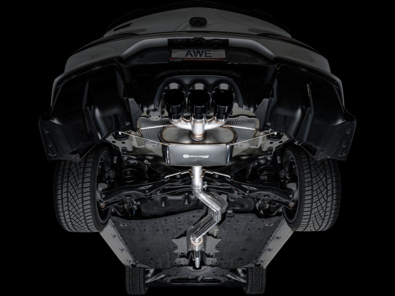AWE Tuning 2024 Acura Integra Type S DE5 FWD Touring Edition Exhaust w/ Triple Diamond Black Tips - 3015-53335