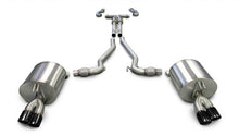 Load image into Gallery viewer, Corsa 2008-2009 Pontiac G8 GXP 6.0L V8 Sport Cat-Back w/ Dual 3in Black Tips - 14950BLK
