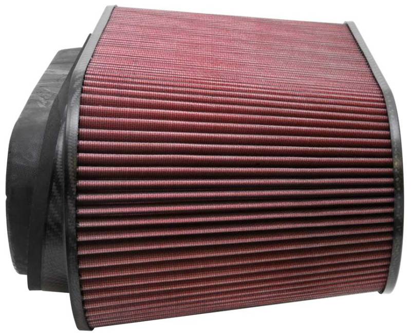 K&N Custom Racing Unique Oval Tapered Filter 17.313in OL B/7.75in OW B/14.625inOL T/6.125inOW T/9in - 100-8521
