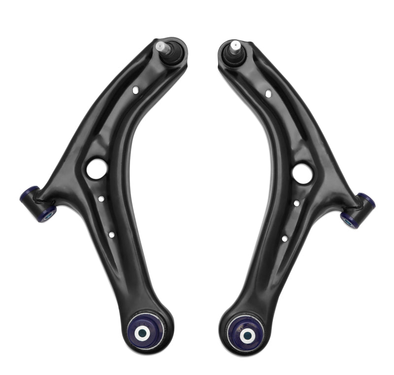 SuperPro 13-17 Ford Fiesta Complete Front Lower Control Arm Kit (Caster Increase) - TRC1048