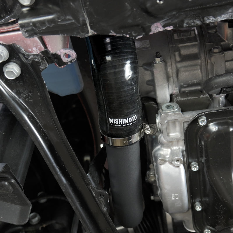 Mishimoto 2023+ Toyota GR Corolla Intercooler & Pipe Kit - Silver Cooler - Red Pipes - MMINT-GRC-23KSLRD