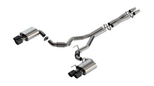 Load image into Gallery viewer, Borla 2024 Ford Mustang GT 5.0L V8 3 in ATAK Catback Non-Active Exhaust- Carbon Fiber Quad Tip - 140970CFBA