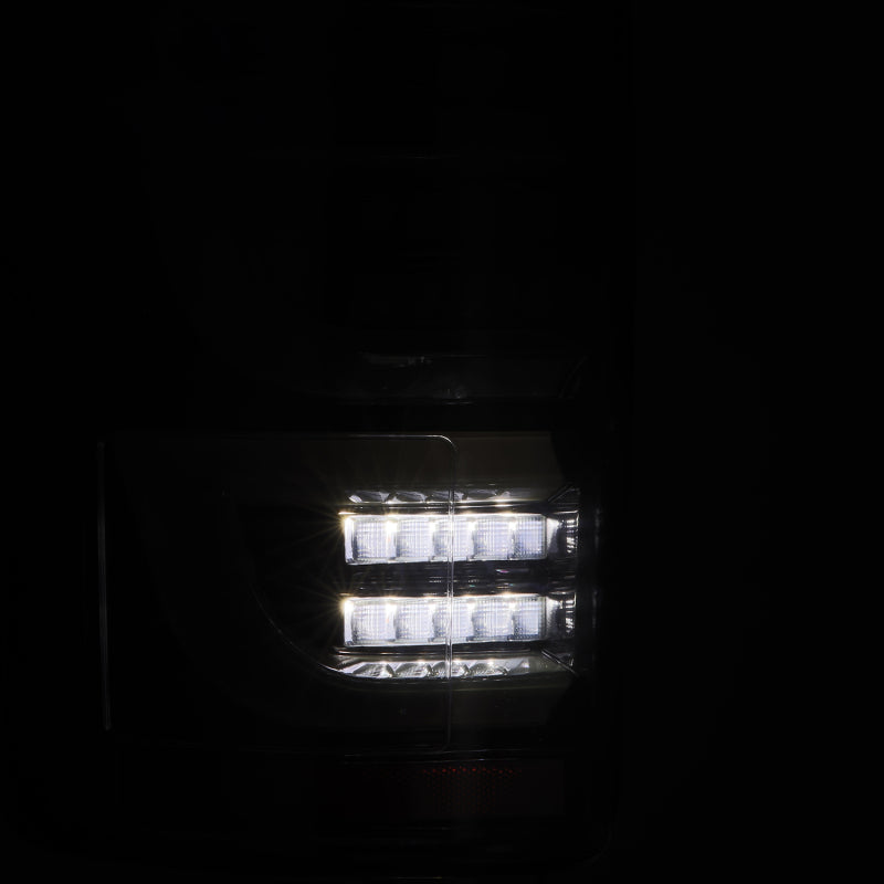 AlphaRex 15-20 Ford F150 Luxx-Series LED Tail Lights Alpha-Black - 652030