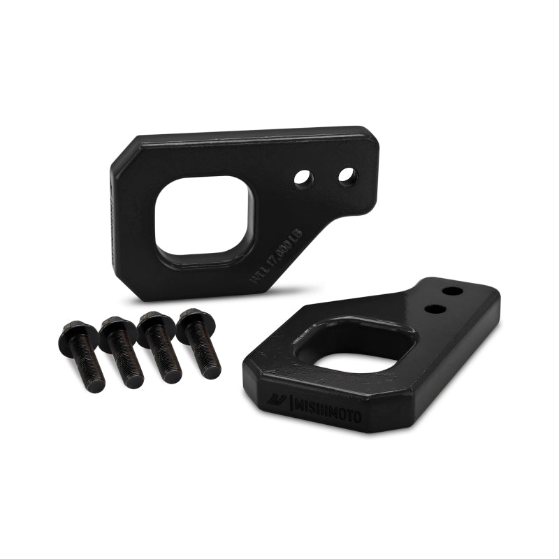 Mishimoto 2024+ Toyota Tacoma Recovery Points - Front - Black - MMTH-TAC-24-FBK