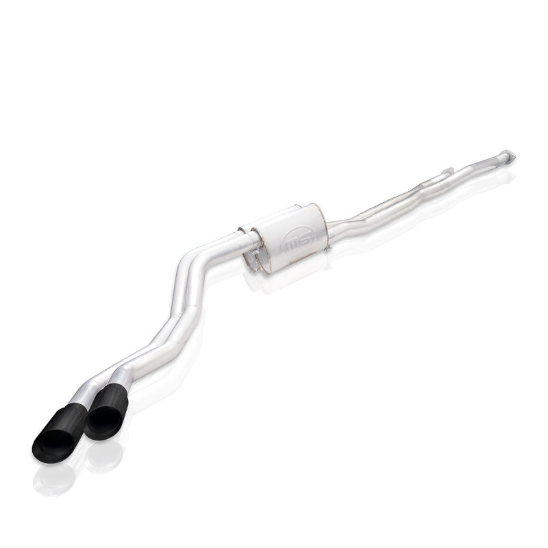 Stainless Works 2014+ Toyota Tundra 5.7L Redline Series Cat-Back Exhaust w/Black Tips - TOYT14CBR-B