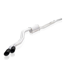 Load image into Gallery viewer, Stainless Works 2014+ Toyota Tundra 5.7L Redline Series Cat-Back Exhaust w/Black Tips - TOYT14CBR-B