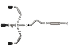 Load image into Gallery viewer, aFe 23-24 Toyota GR Corolla L3 1.6L (t) Gemini XV 3in to 2-1/2in Cat Back Exhaust w/ Black Tips - 49-36070-B