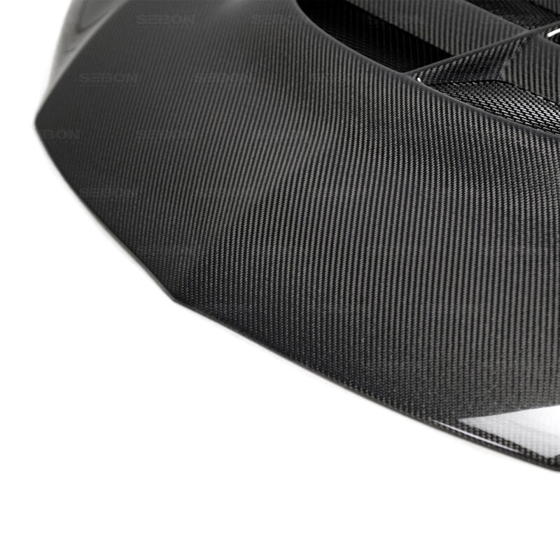Seibon 03-07 Mitsubishi Evo 8 & 9 CW II Carbon Fiber Hood - HD0305MITEVO8-CWII