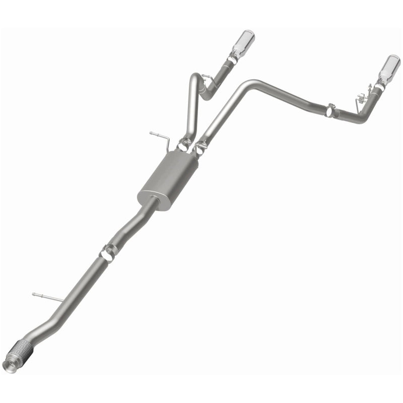 Magnaflow 14 Chevy Silverado V8 5.3L CC/EC Cab Dual Split Rear Exit Stainless Cat Back Perf Exhaust - 15268