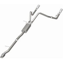 Load image into Gallery viewer, Magnaflow 14 Chevy Silverado V8 5.3L CC/EC Cab Dual Split Rear Exit Stainless Cat Back Perf Exhaust - 15268