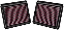 Load image into Gallery viewer, K&amp;N Replacement Air Filter INFINITI M35 3.5L V6; 09-10 (2 PER BOX) - 33-2440