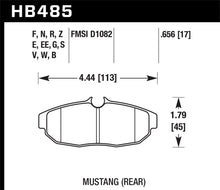 Load image into Gallery viewer, Hawk 07-11 Ford Mustang Shelby GT500 DTC-30 Race Rear Brake Pads - HB485W.656