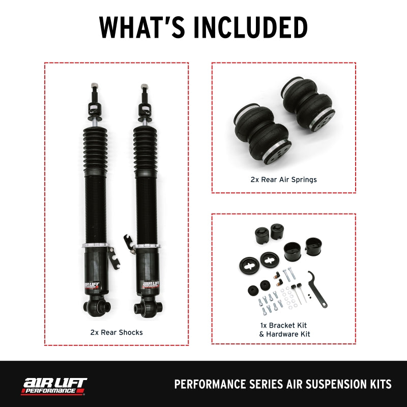 Air Lift Performance 20-24 Toyota GR Supra / 19-24 BMW Z4 (G29) Air Suspension Rear Kit - 76512