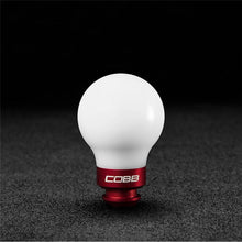 Load image into Gallery viewer, Cobb Subaru 5-Speed COBB Knob - White w/ Race Red - 211350-W-RD