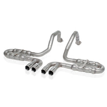 Load image into Gallery viewer, Stainless Works 1997-04 Corvette C5 2-1/2in Axle Back Quad Rolled Edge Tips - VC5CHAM