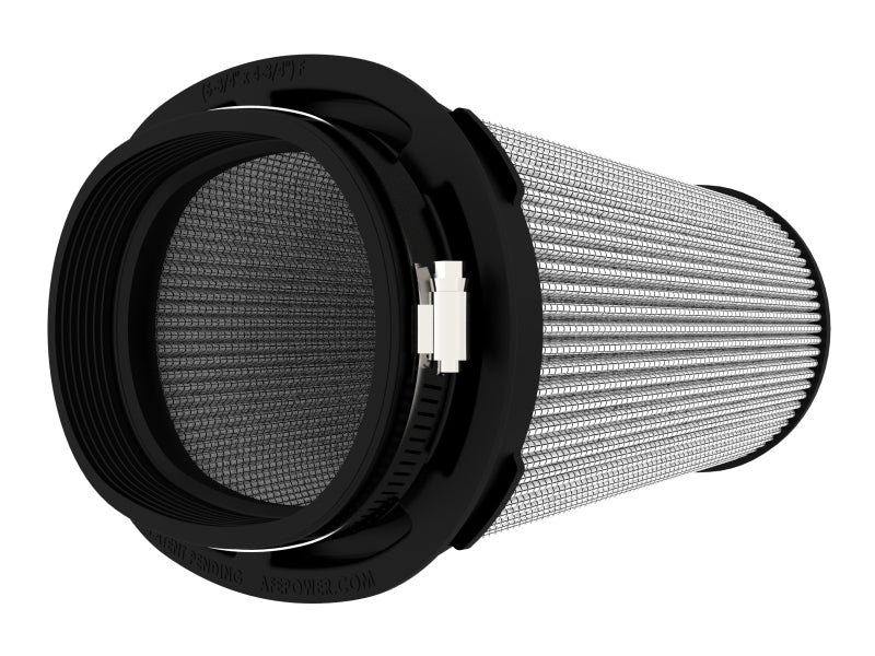 aFe Magnum FLOW Pro DRY S Air Filter 6.75x4.75 Flange 8.25x6.25 Base (Mt2) 7.25x5 Top 8.5 Height - 21-91101