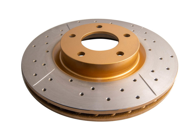 DBA 04-13 Mazda 3 2.3L/2.5L Front Drilled & Slotted Street Series Rotor - DBA2956X