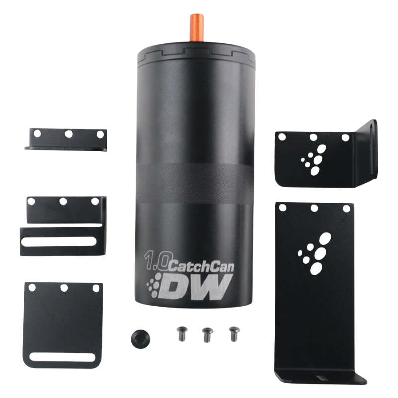 DeatschWerks 1 Liter Motorsport Oil Catch Can Assembly - 8-05-OCC-1L