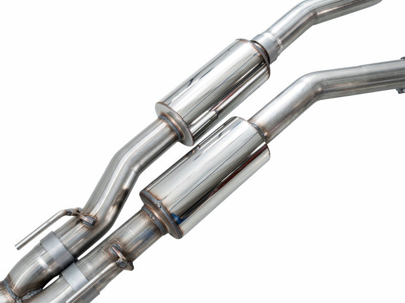 AWE Tuning 2021+ Ford Explorer Tremor 3.0TT 0FG Dual Rear Exit Exhaust w/ Bash Guard - 3015-28625