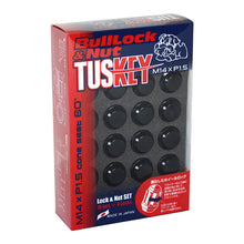 Load image into Gallery viewer, Project Kics 16 LUGS + 4 LOCKS Tuskey Black Bullock And Nut Set - 14X1.50 - WT0600B