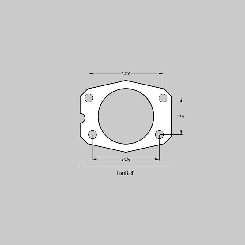 Baer Brakes 79-92 Ford Mustang 12in SS4 Rear SDZ Brake Kit - Comp Yellow - 4262270CY