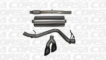Load image into Gallery viewer, Corsa 14-19 GMC Sierra/Chevy Silv 1500 Crew Cab/Short Bed 5.3L V8 Black Sport Single Side CB Exhaust - 14873BLK