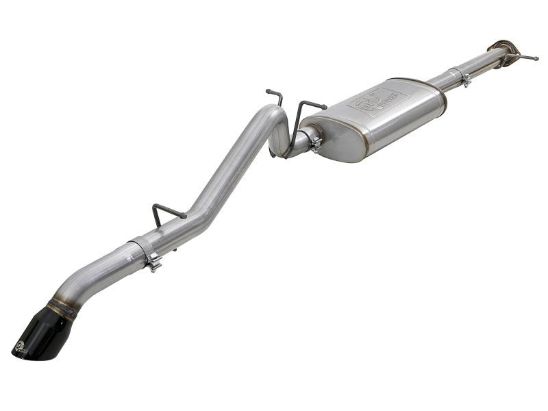 aFe MACH Force-Xp Hi-Tuck 3in. 409 SS C/B Exhaust 15-18 GM Colorado/Canyon L4-2.5L/V6-3.6L - Blk Tip - 49-44099-B