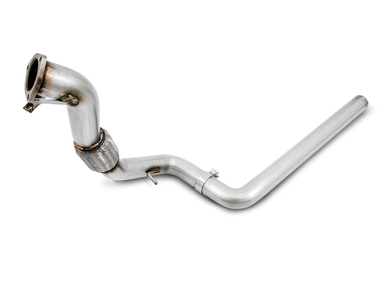 AWE Tuning Audi B9 A4 Touring Edition Exhaust Dual Outlet - Chrome Silver Tips (Includes DP) - 3015-32078