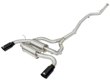 Load image into Gallery viewer, aFe MACHForce XP SS-304 Black Tip 2.5in Dia Cat Back Exhaust 12-14 BMW 335i (F30) 3.0L (t) - 49-36326-B