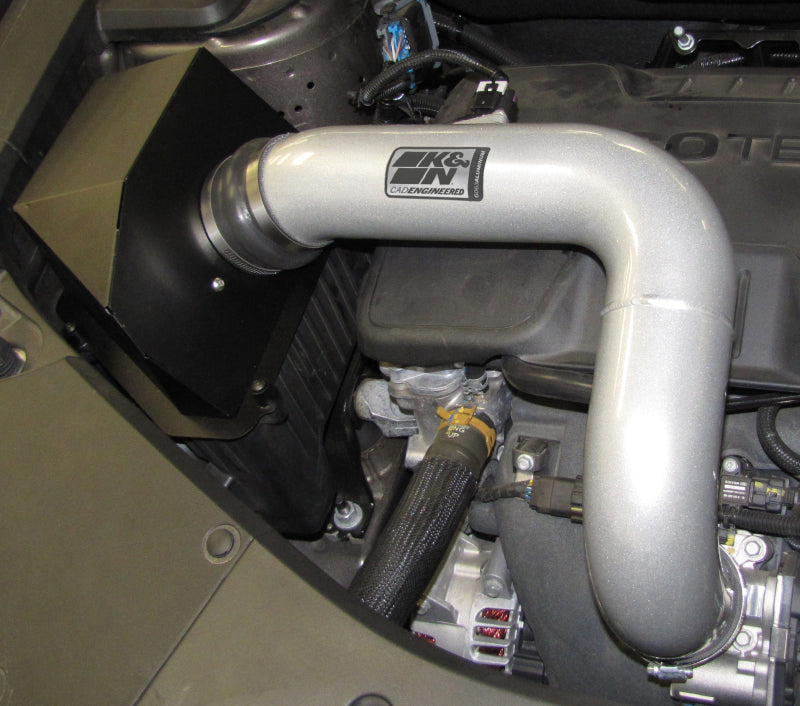 K&N 10 GMC Terrain / 10 Chevy Equinox 2.4L-L4 Silver High Flow Performance Kit - 77-3071KS