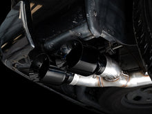 Load image into Gallery viewer, AWE Tuning 09-18 RAM 1500 5.7L (w/o Cutout) 0FG Single Side Exit Cat-Back Exhaust - Diamond Blk Tips - 3015-33309