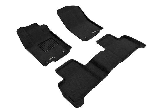 3D MAXpider 16-19 Mercedes GLE-Class SUV/Coupe Amg GLE63 SUV Elegant 1st 2nd Row - Set (Black) - L1MB05304709
