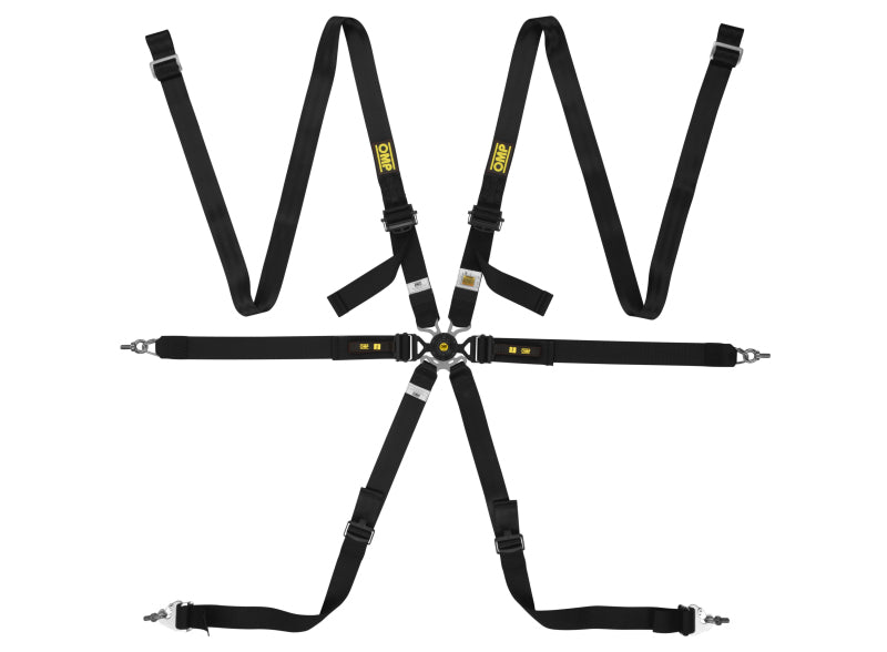 OMP 2in. Versa Endurance Racing Safety Harness- Black - DA0-0202-A05-071