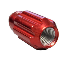 Load image into Gallery viewer, NRG 500 Series M12 X 1.5 Bullet Shape Steel Lug Nut Set - 21 Pc w/Lock Key - Red - LN-LS500RD-21