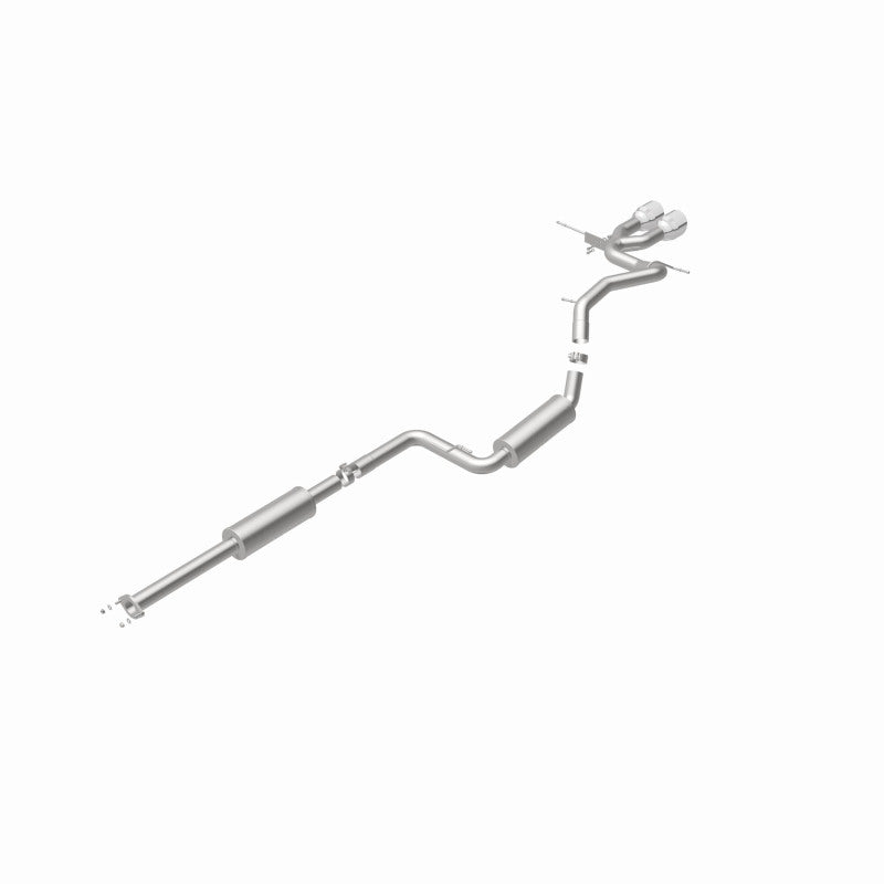 MagnaFlow 13 Ford Focus 2.0L Turbocharged ST Dual Center Rear Exit Stainless Cat Back Perf Exhaust - 15155