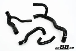 do88 90-92 Audi S2 2.2T (3B) Radiator Hoses - Black - DO88-KIT54-3B-S