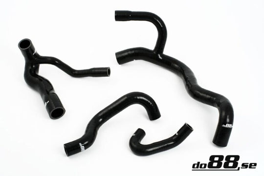 do88 90-92 Audi S2 2.2T (3B) Radiator Hoses - Black - DO88-KIT54-3B-S