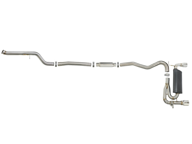 aFe MACH Force-Xp 3in 304 SS Cat-Back Exhaust w/Polished Tips 12-15 BMW 335i (F30) L6 3.0L (t) N55 - 49-36340-P