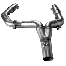Load image into Gallery viewer, Kooks 98-02 F Body LS1 5.7L 3in GREEN Cat SS Y-Pipe SS (To OEM Conn.) Kooks HDR Req - 22413300