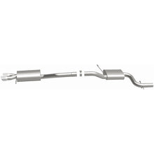 Load image into Gallery viewer, MagnaFlow 12 VW Jetta 2.0L Turbocharged Dual Straight D/S Rear Exit Stainless Cat Back Perf Exhaust - 15158